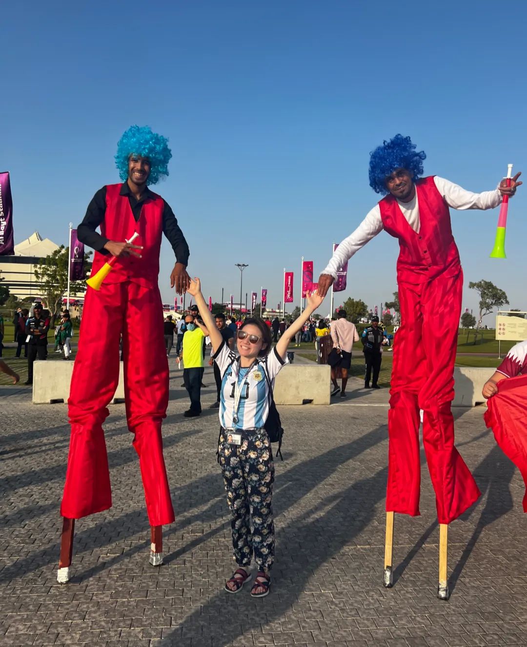 去卡塔尔看世界杯的中国球迷