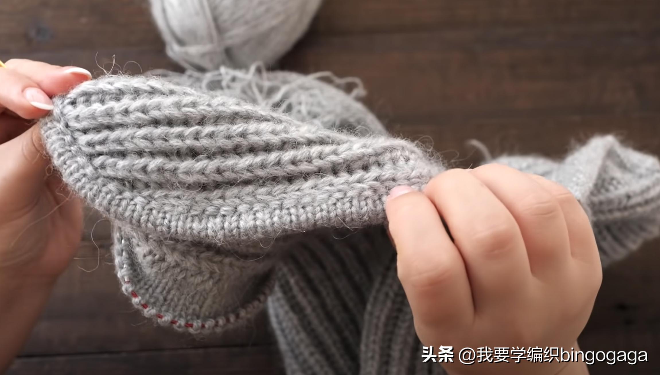 简单的女冬风雪帽编织,秋冬大帽檐帽子编织