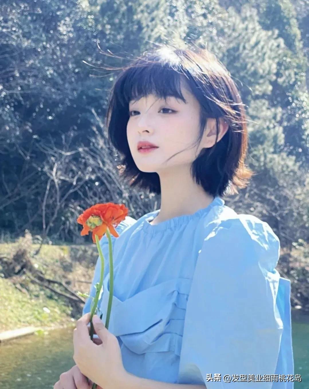 减龄短发乖乖款,乖乖女短发最新款