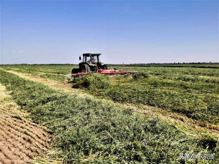 格兰“前推后拉”组合式割草压扁机，开启高效牧草收割模式！