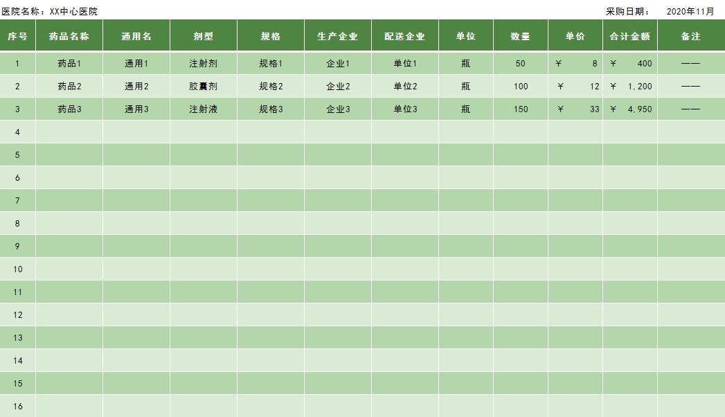 采购明细清单表格制作,采购清单如何用表格汇总