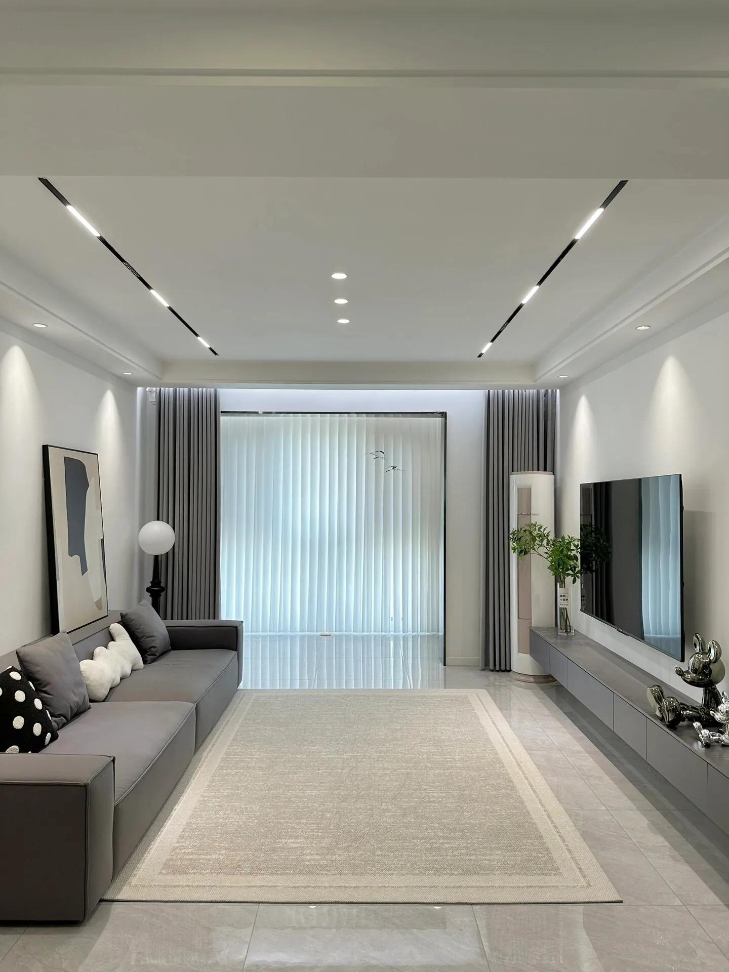 20平客厅新式设计,20款极简风客厅