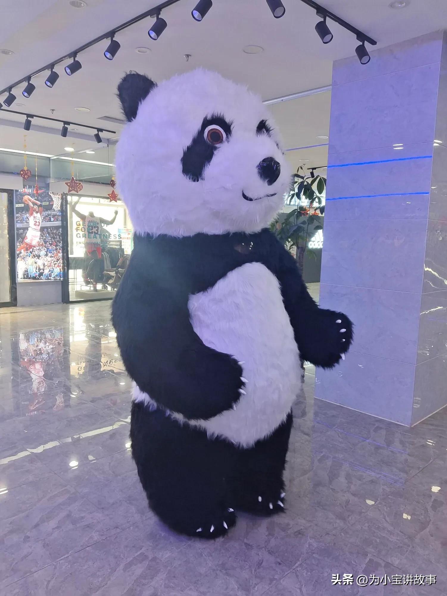 大熊猫毛绒玩具仿真正品多少钱,充气大熊猫多少钱