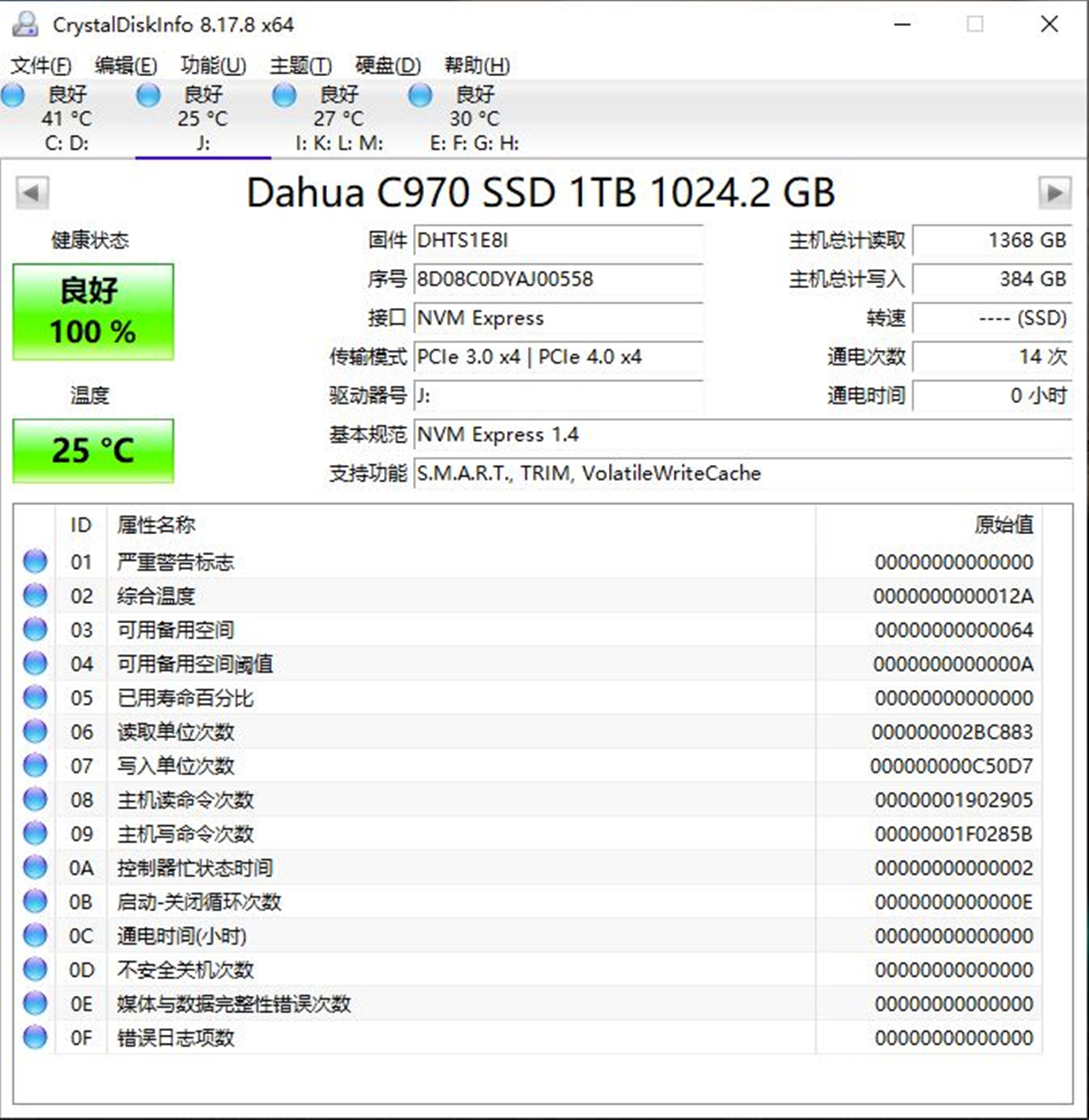 大华c940固态硬盘,全新大华固态硬盘多大内存
