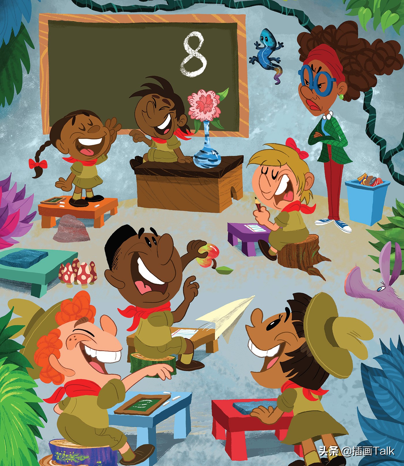 南非插画师,南非插画师作品