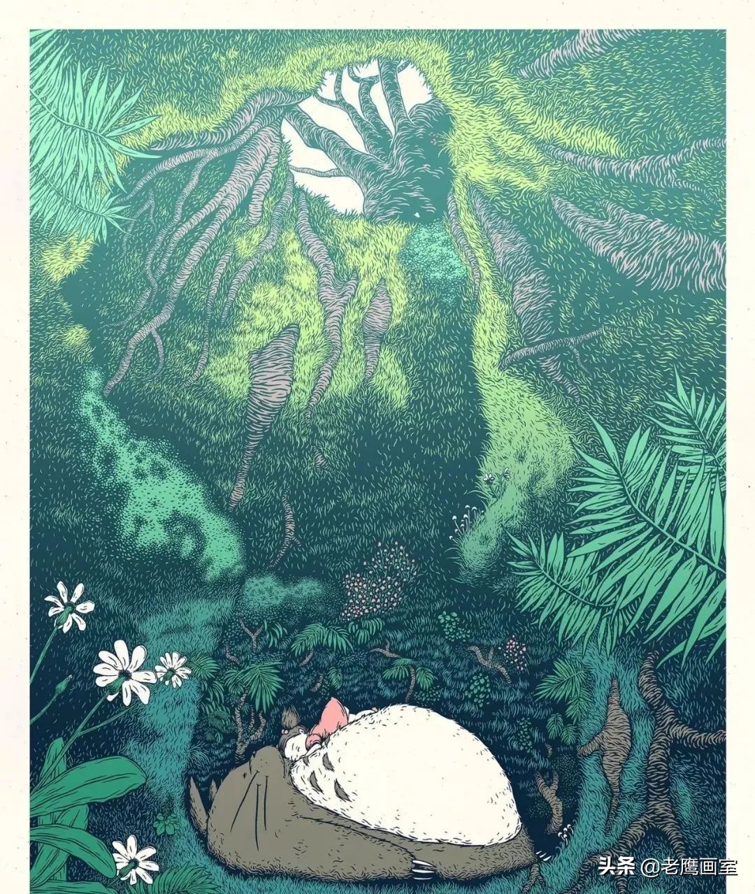 大师宫崎骏珍藏多年的画稿,100个画家致敬梵高