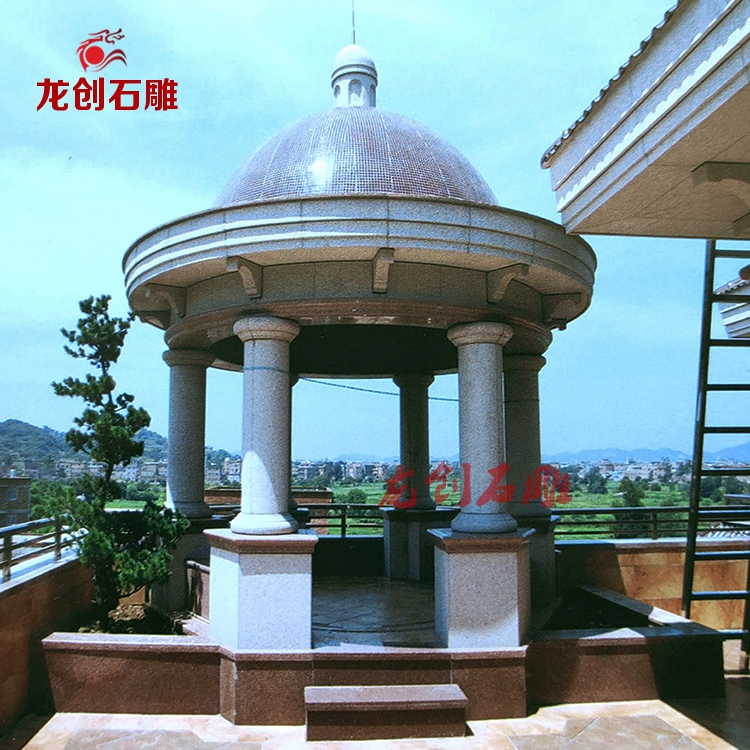 最好的石雕凉亭,景观石雕凉亭设计