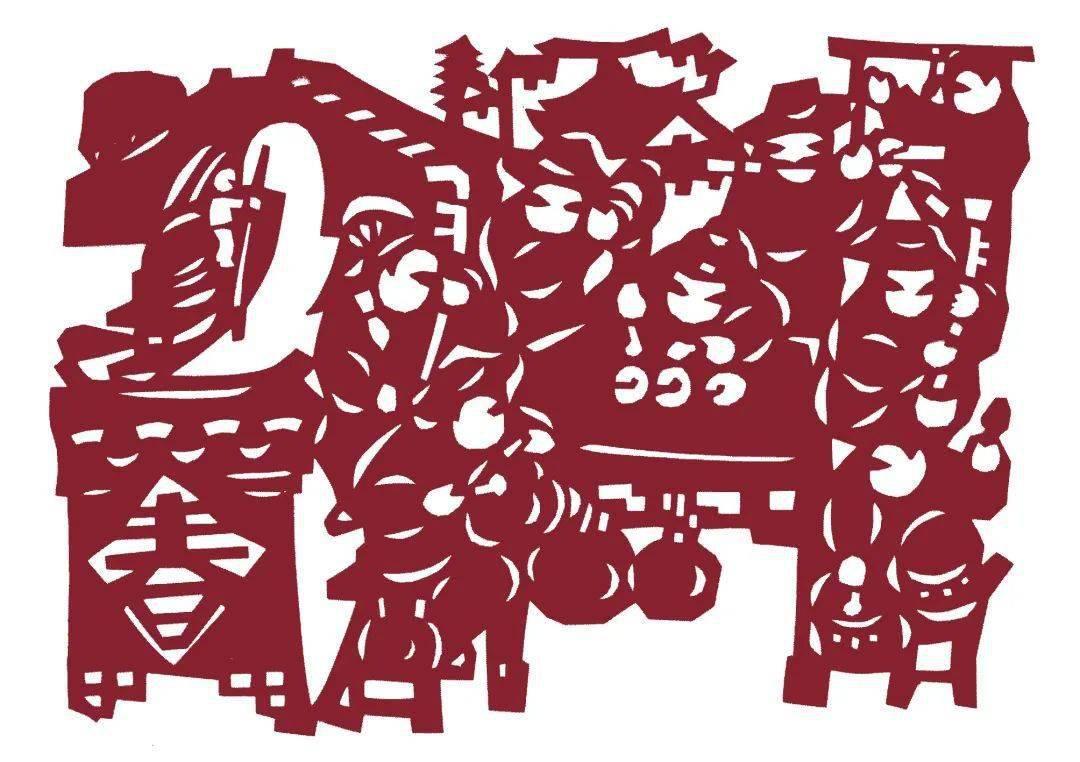 二十四节气立秋剪纸教学过程,二十四节气剪纸雪人手工