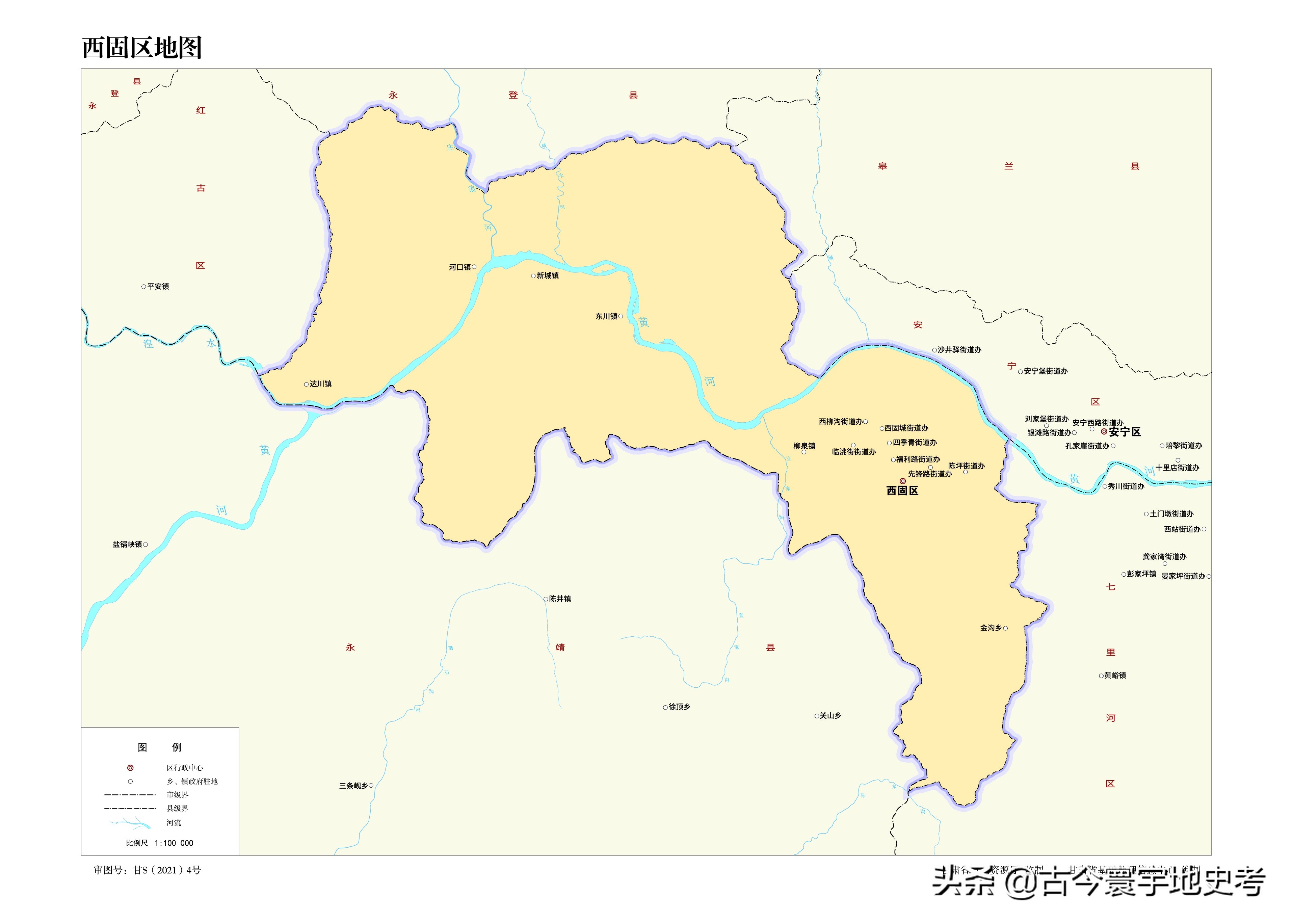甘肃省各市州县地图,甘肃省旅游交通地图