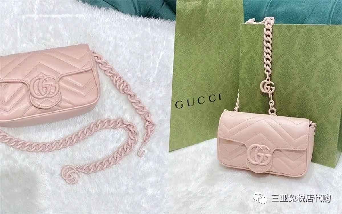 古驰包包marmont中号斜背,古驰包包款式黑链