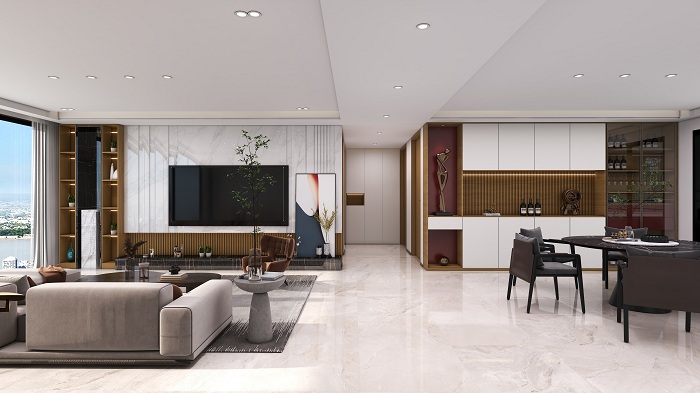 大王椰摩登灰橡效果图,大王椰经典胡桃卧室搭配