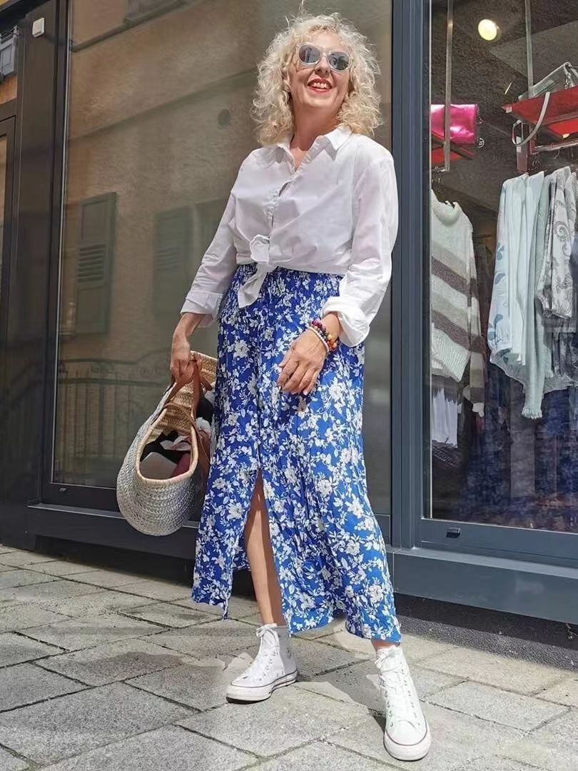 烂大街里的碎花怎么穿,烂大街连衣裙穿搭技巧