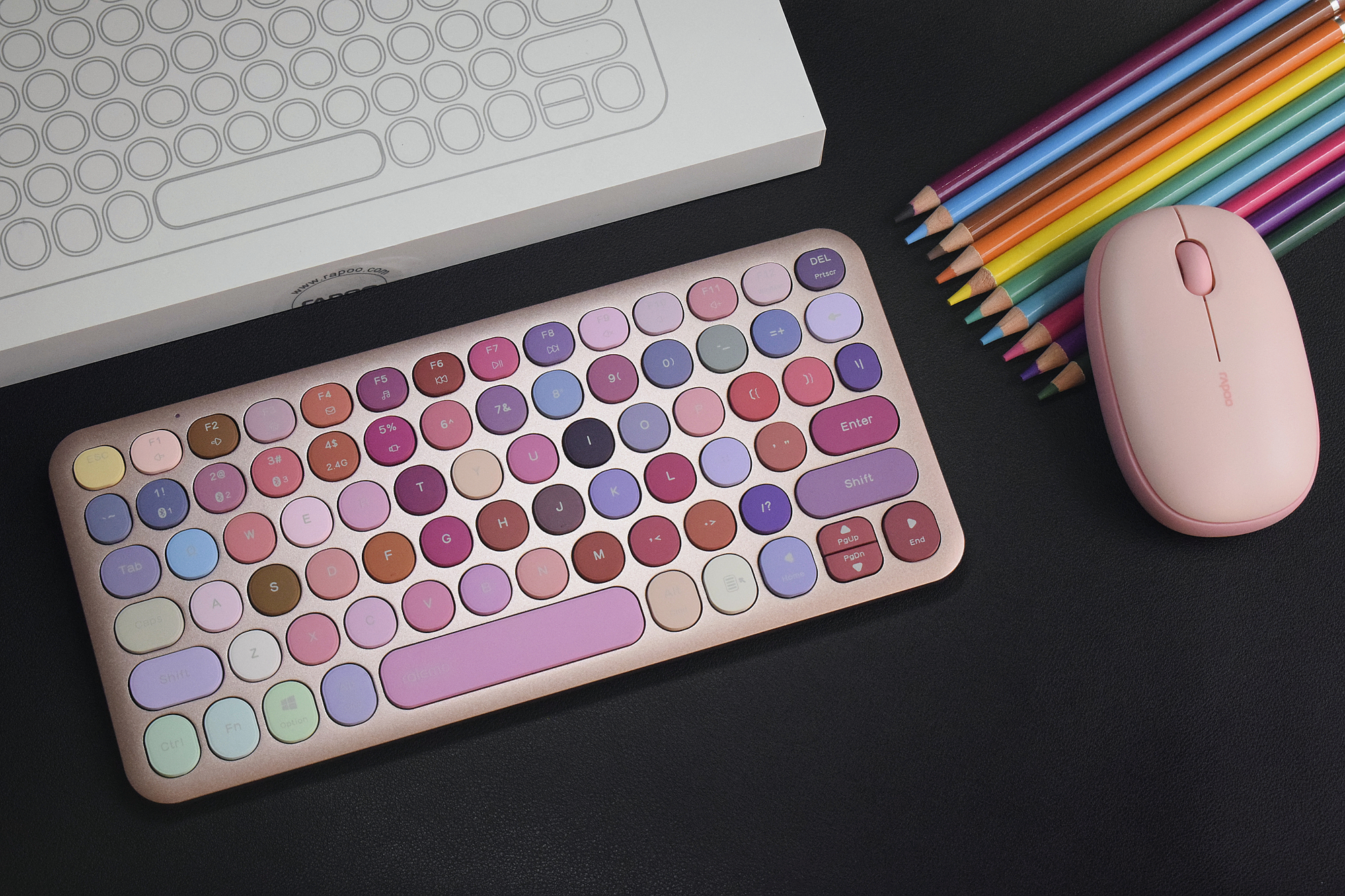 移动办公更要美美哒!雷柏ralemoPre2Mini彩妆盘多模无线键盘体验