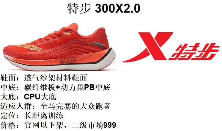 特步品牌跑鞋矩阵图2024,特步跑鞋矩阵2024