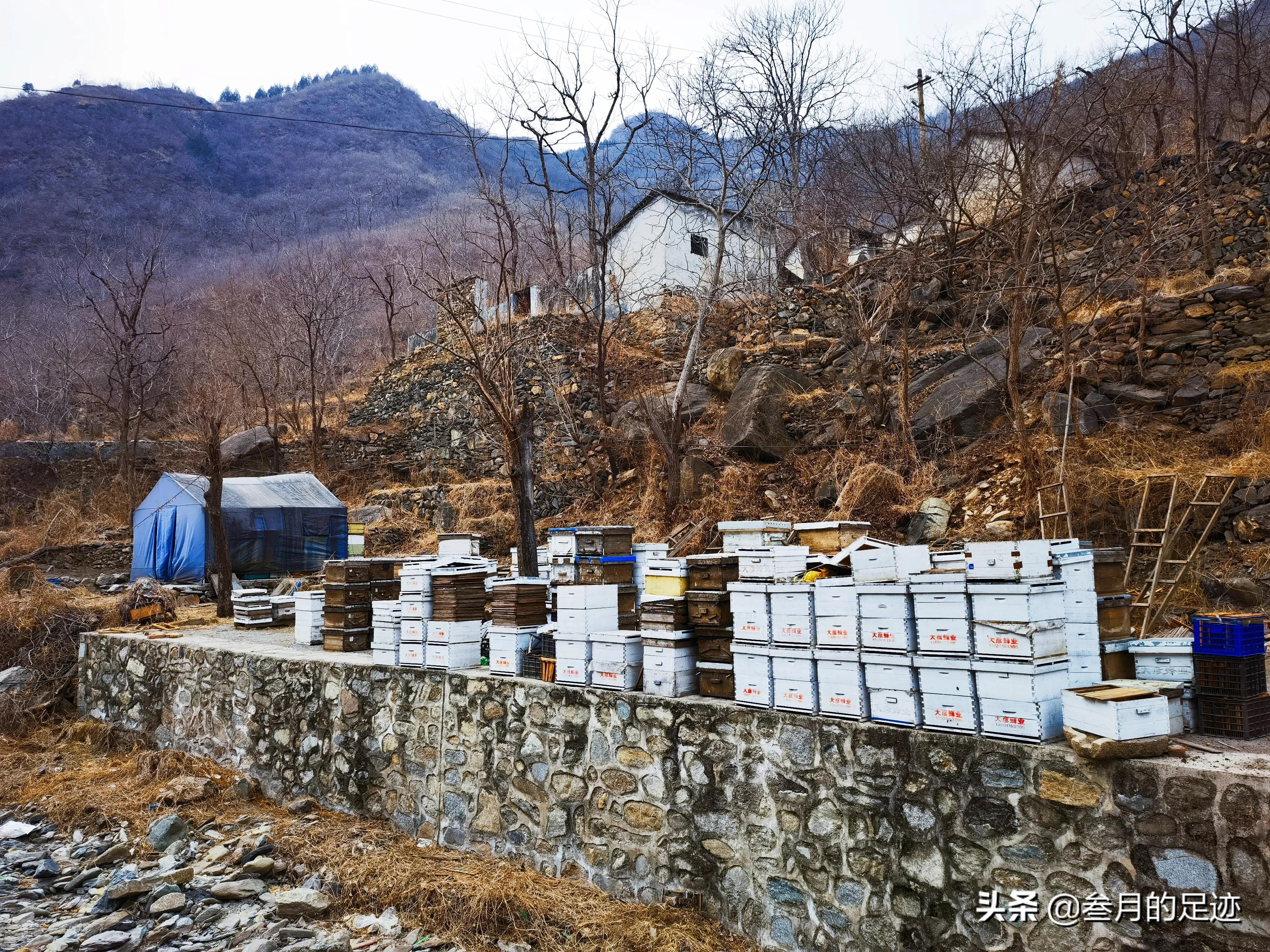 北京房山大山深处的古村落,房山区废弃古村