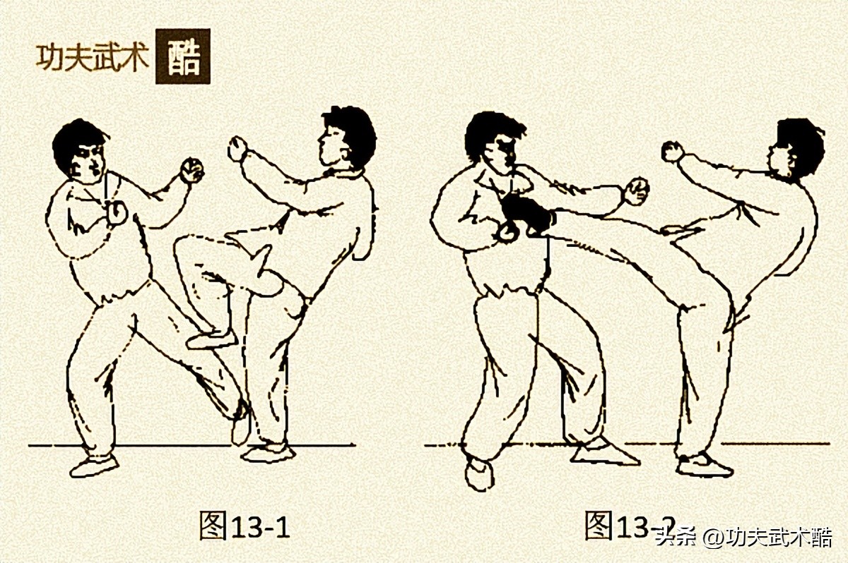 最厉害腿法腾空连环踢,格斗腿法左横踢