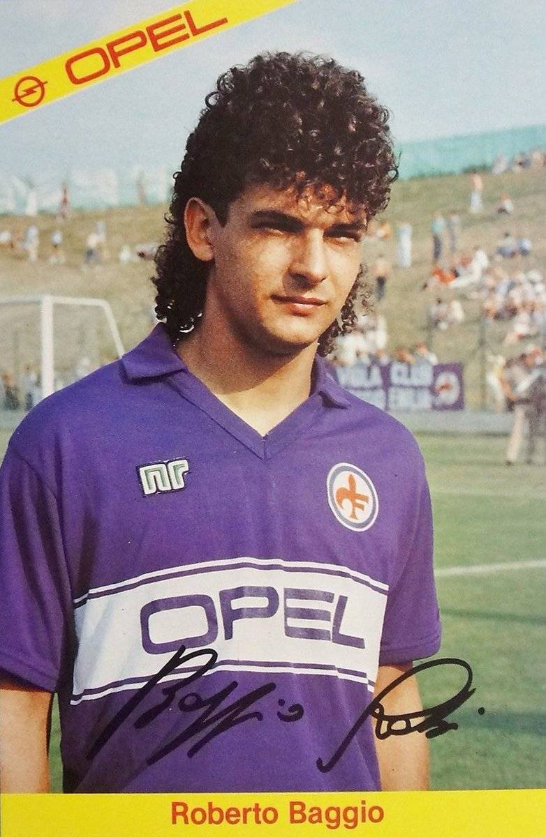 罗伯特巴乔球迷的初恋,老球员巴乔年轻的样子