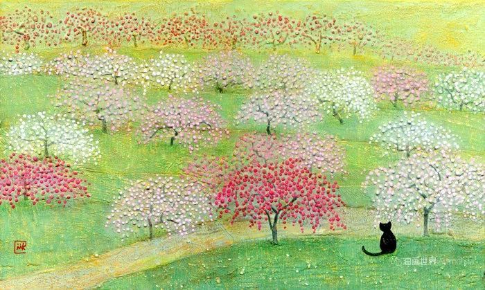 日本画家写生作品欣赏,日本水彩画家作品欣赏超美