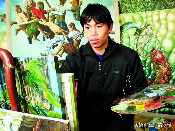 农民蜗居28年坚持画画,农民蜗居画画28年