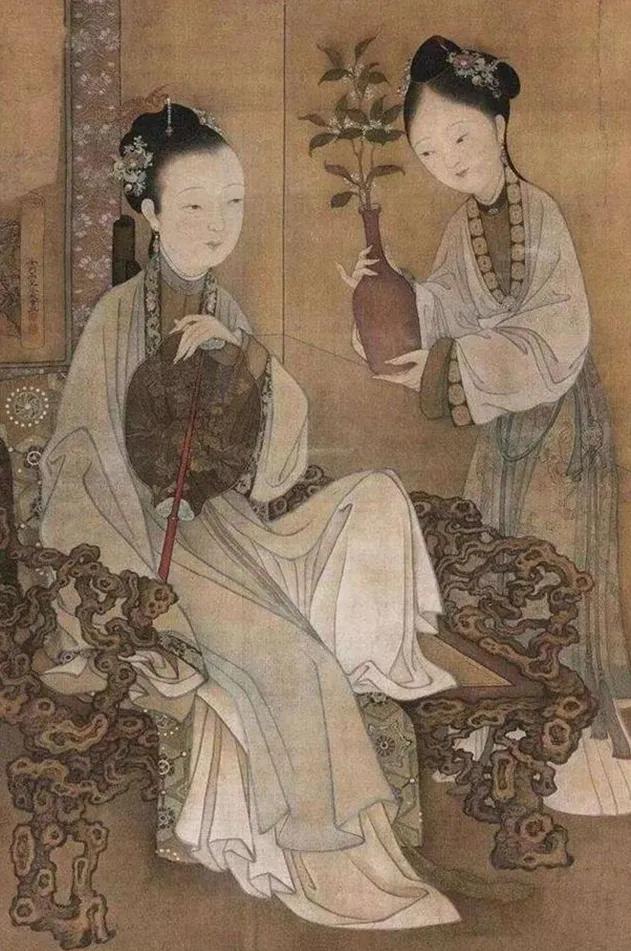 清冷枚仕女图绢本,清冷枚简介