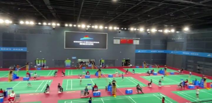 省运会羽毛球比赛在清远揭幕,第十七届省运会羽毛球比赛开拍