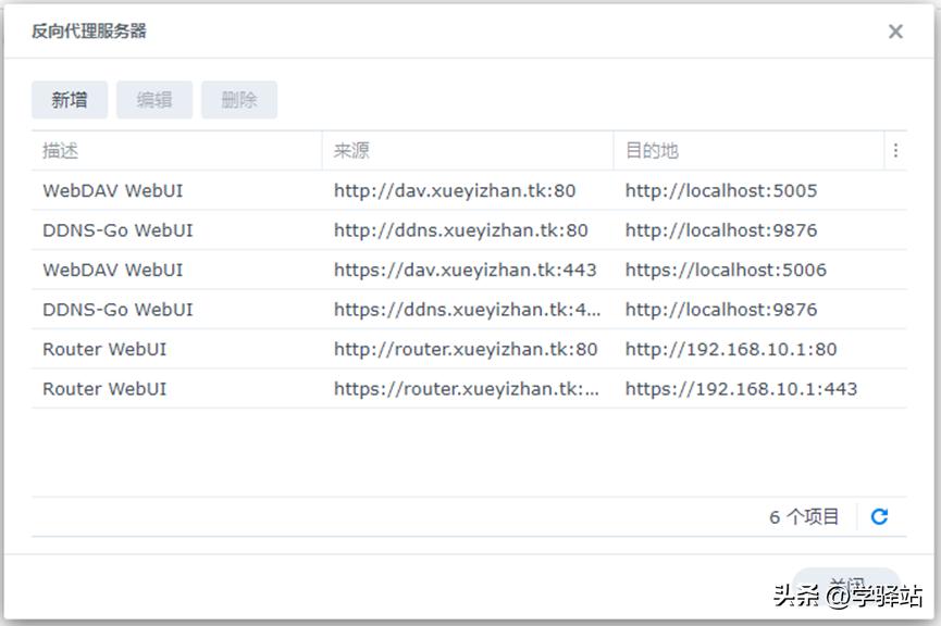 群晖的反向代理服务器用的是什么,使用群晖自带nginx反向代理
