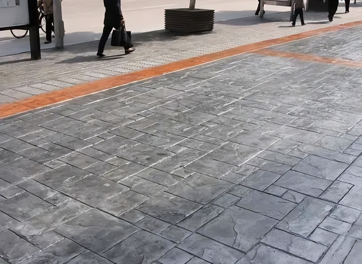 压模混凝土路面做法,压模地坪施工