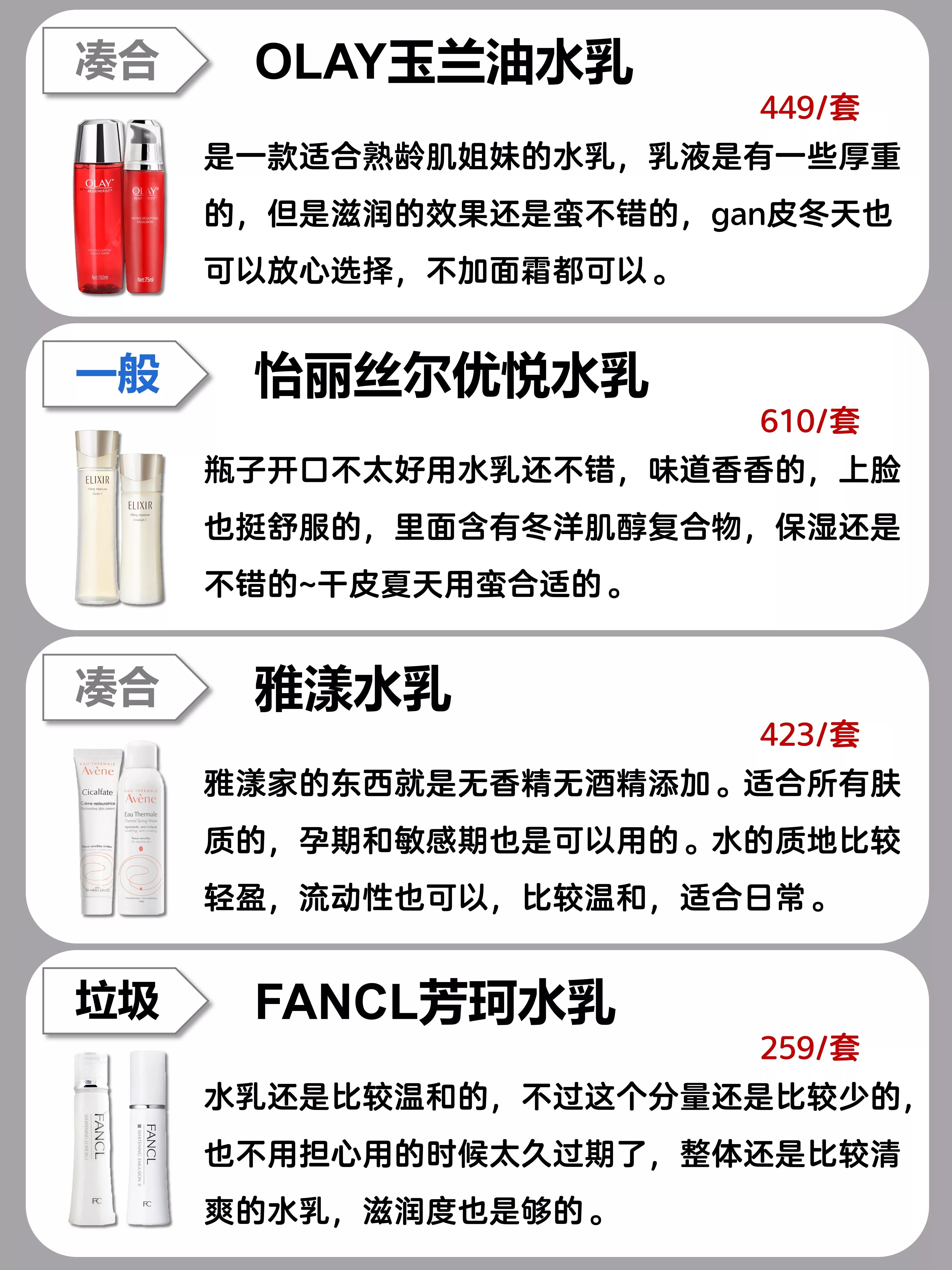 十大良心国货水乳排行榜,国货什么牌子的水乳最好用排行榜