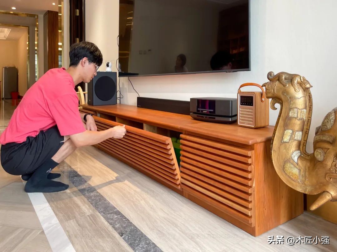 胡桃木极简大平层,北京180平大平层4房