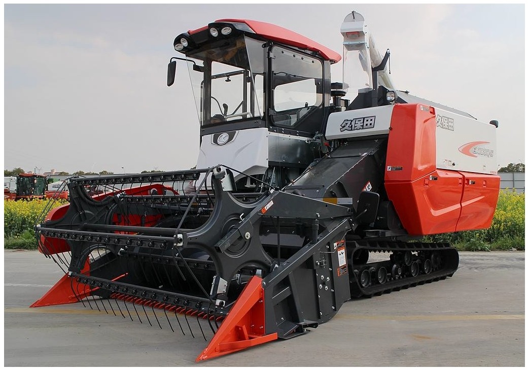 2022年沃得锐龙轮式收割机,沃得超级锐龙140马力履带式收割机