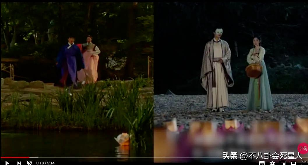 韩国抄袭中国彩妆视频,韩国抄袭中国古装剧服饰