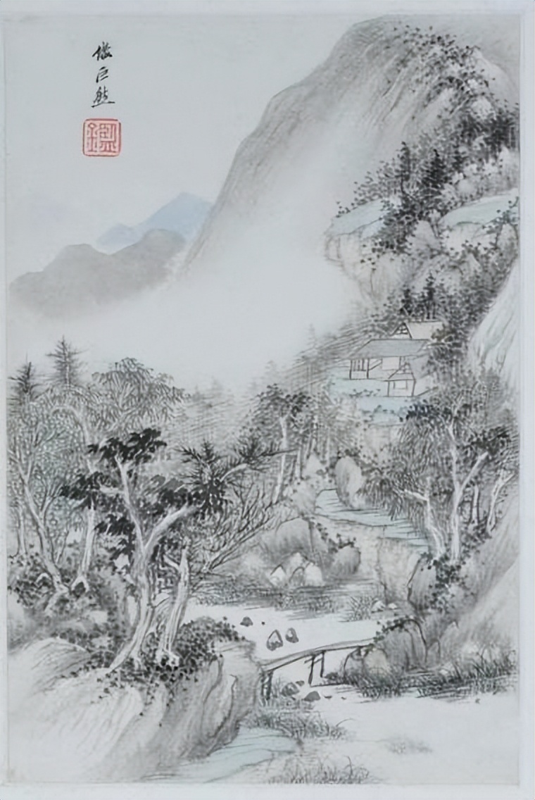 江南烟雨行舟风景图,江南山水风景欣赏