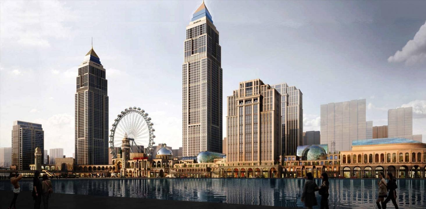 兰州地标性建筑环球双子塔,兰州新建地标建筑双子座