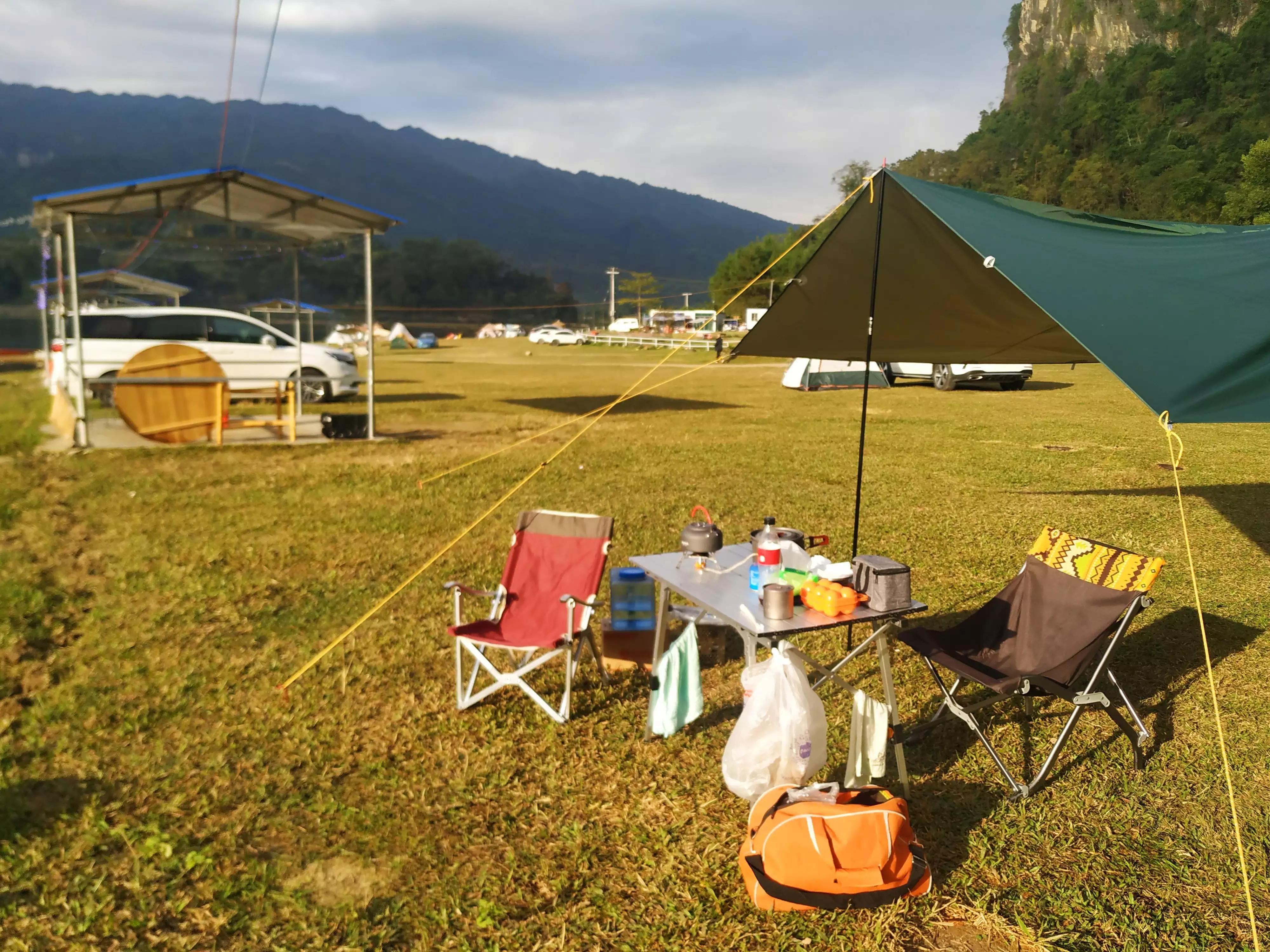 太阳呢？在我煎锅里！——南宁市上林县东敢水库露营