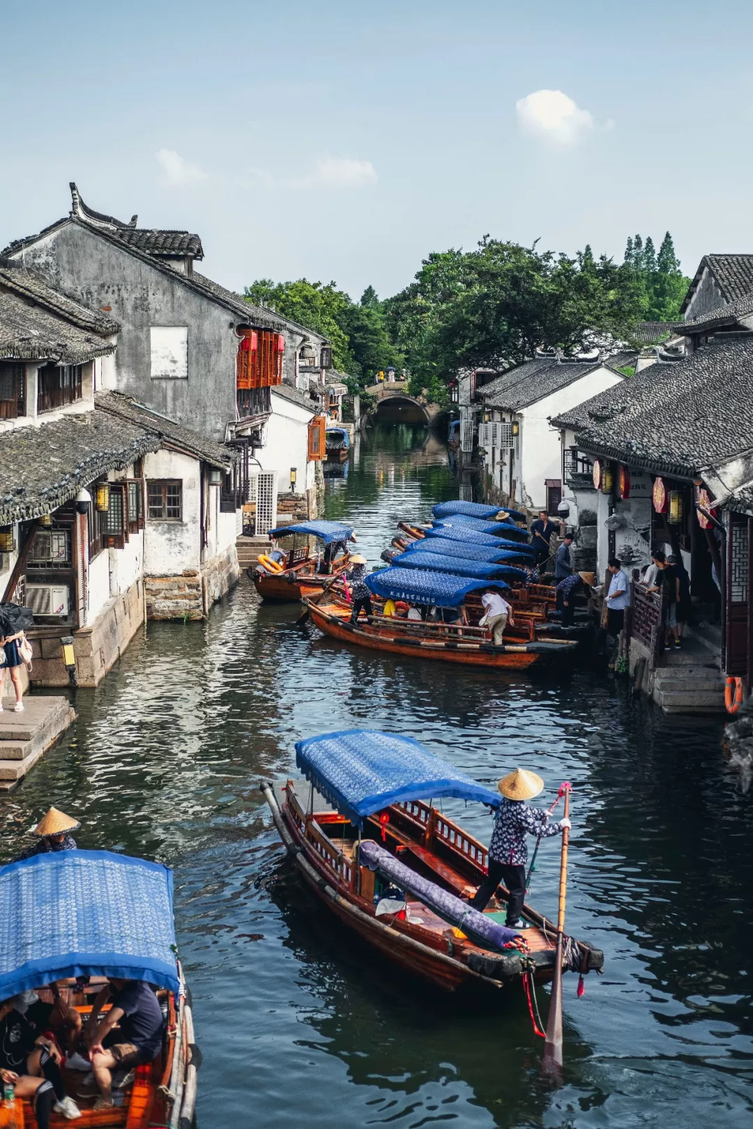 中国第一水乡周庄美景图片,苏州古镇周庄中国第一水乡