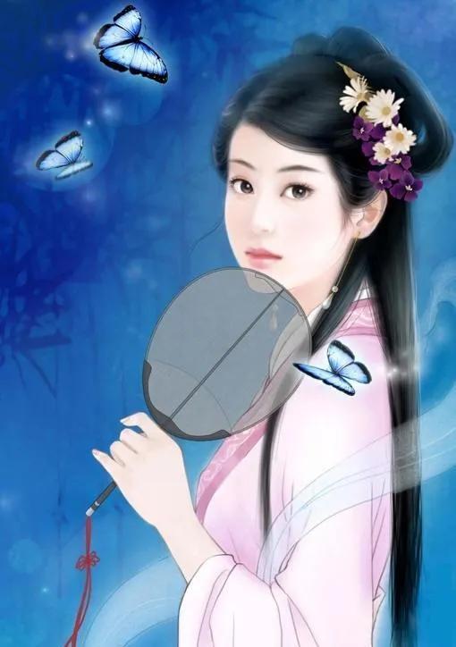 精美手绘手机壁纸古装演员,唐嫣古装高清壁纸