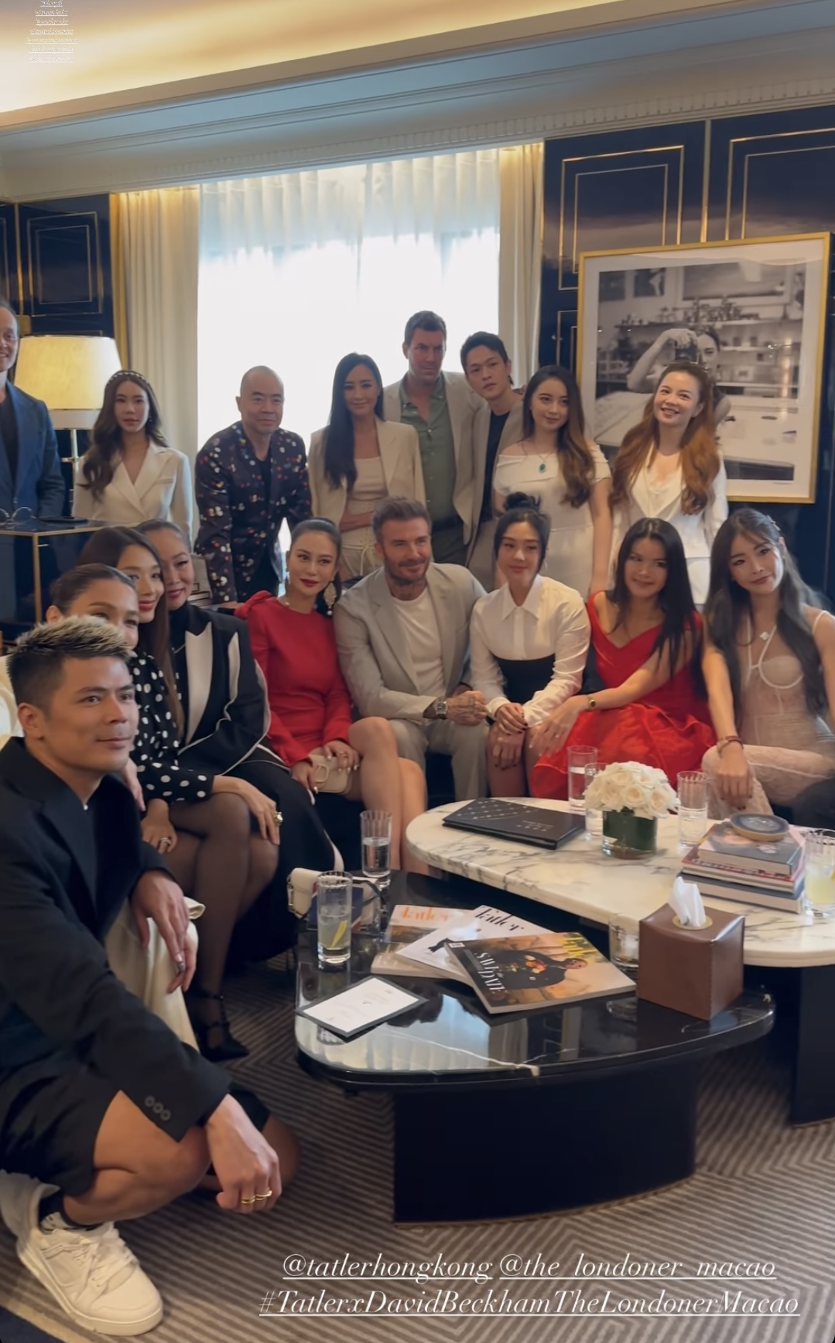 贝克汉姆海南见面会,贝克汉姆香港女星同台