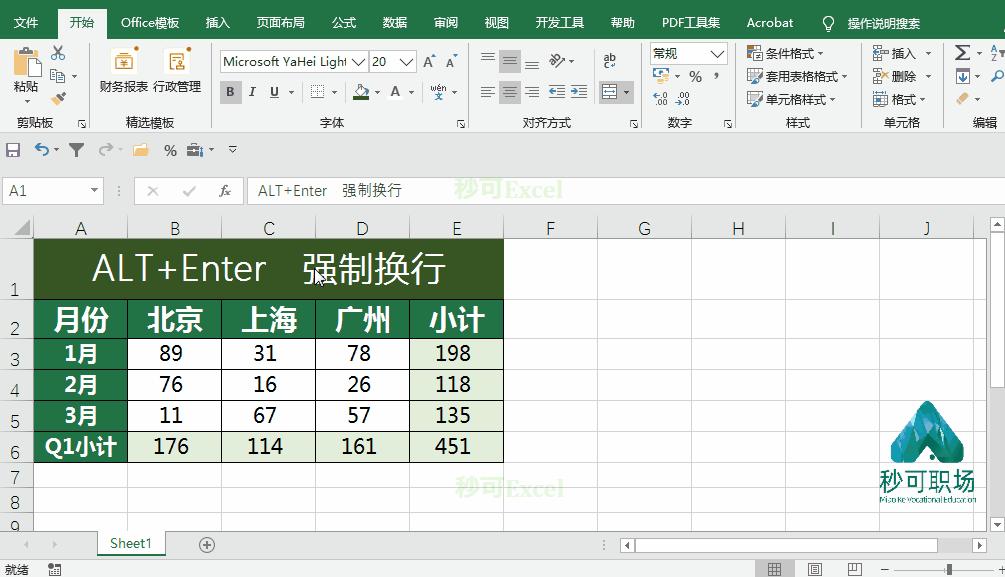 excel技巧大全alt+回车,excel技巧26个字母快捷键