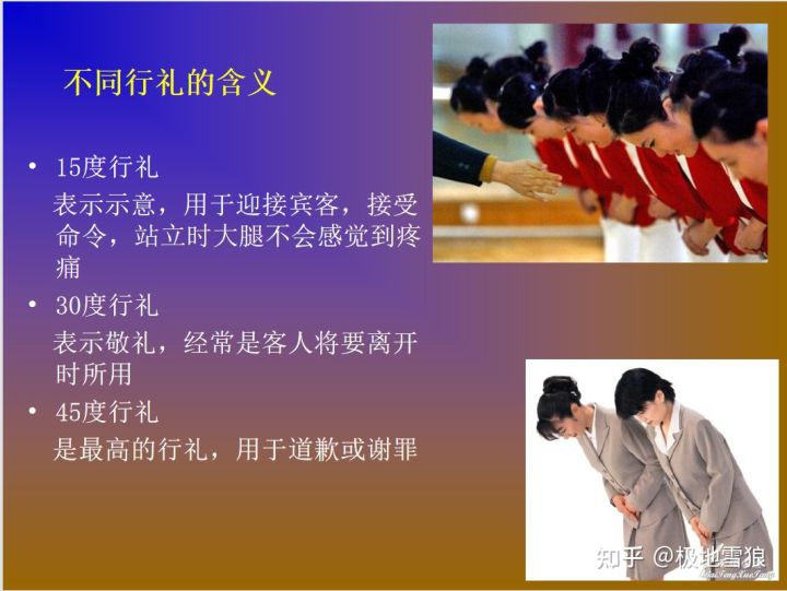 第十三课：日常培训工作①前厅培训课程及教材⑴服务礼仪