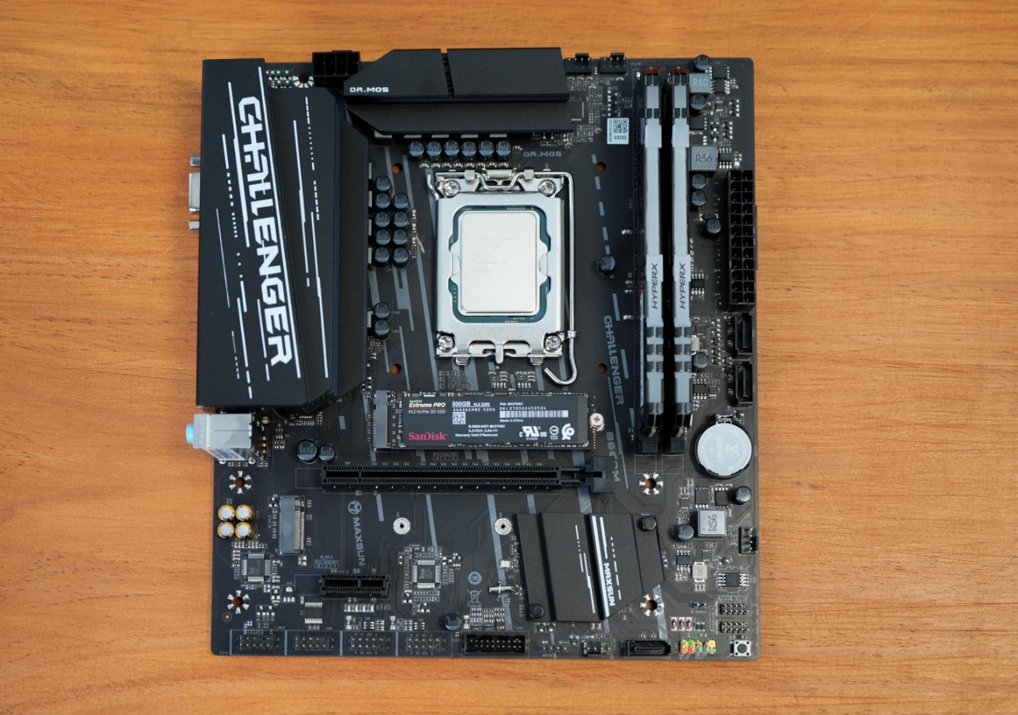 i512490f搭配铭瑄b660终结者,i512490f铭瑄b760mddr4超频