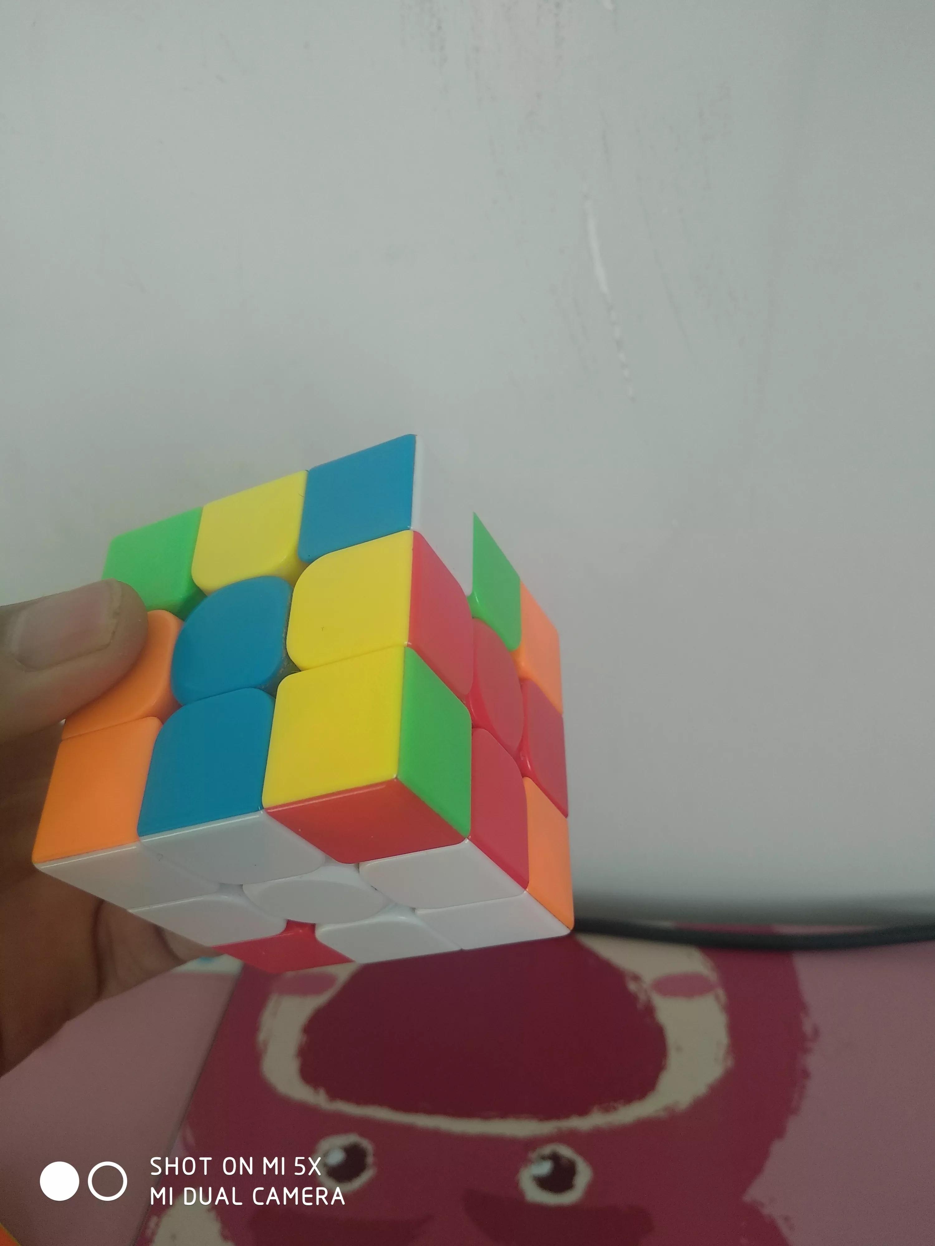 三阶魔方第二种复原教程,三阶魔方复原第3层