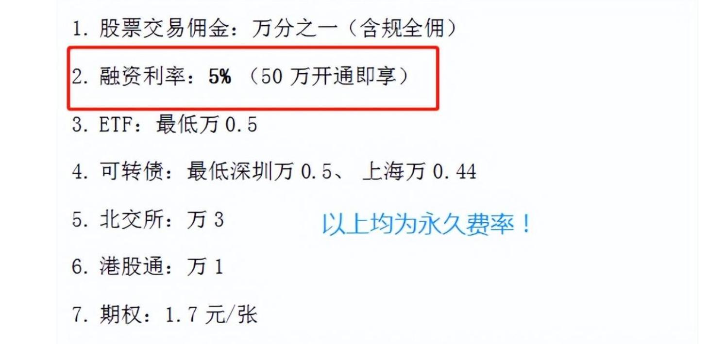 a股融资融券费率5%什么意思 (融资融券费率高意味着什么)