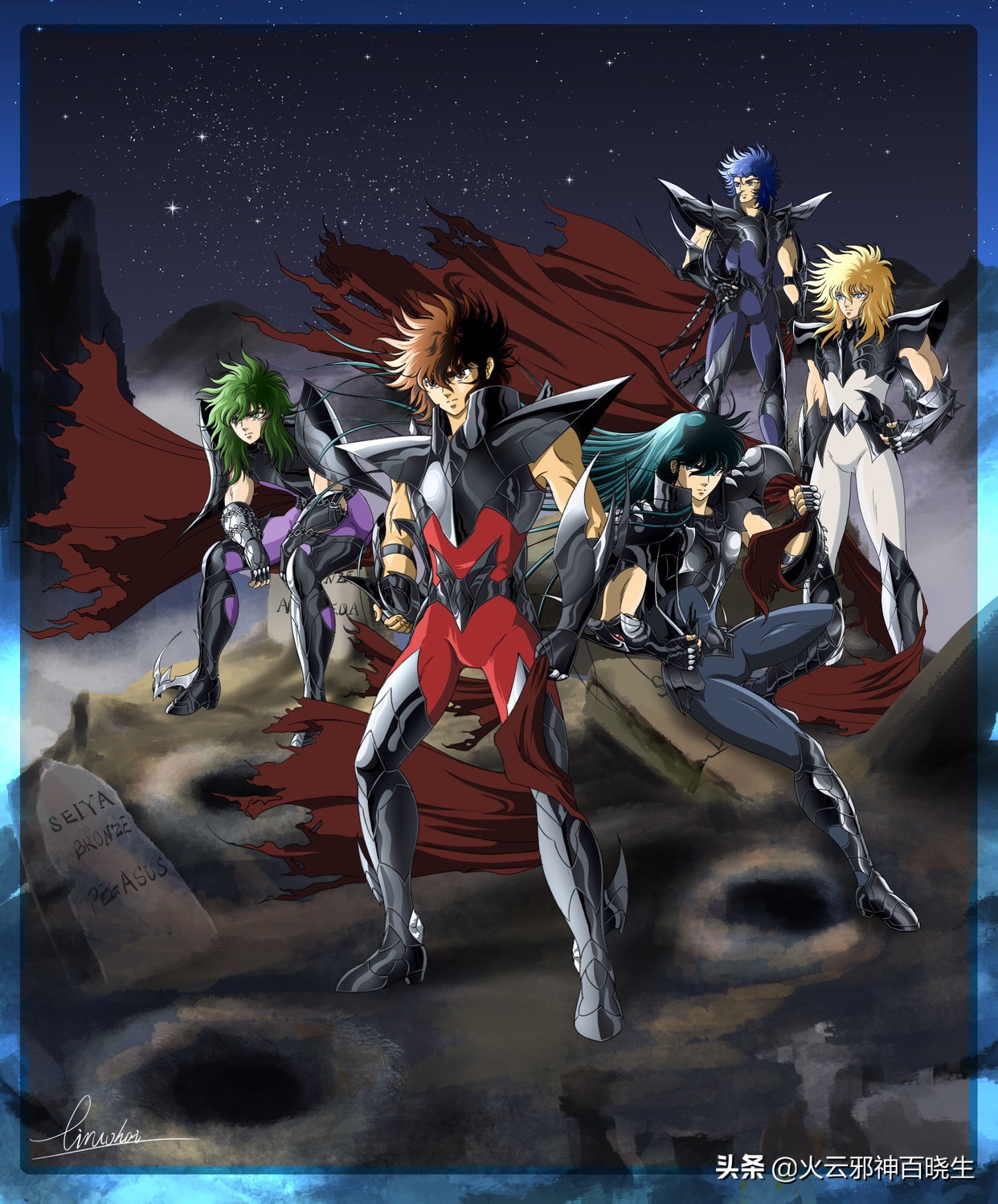 黄金圣斗士的同人画师,圣斗士同人绘画