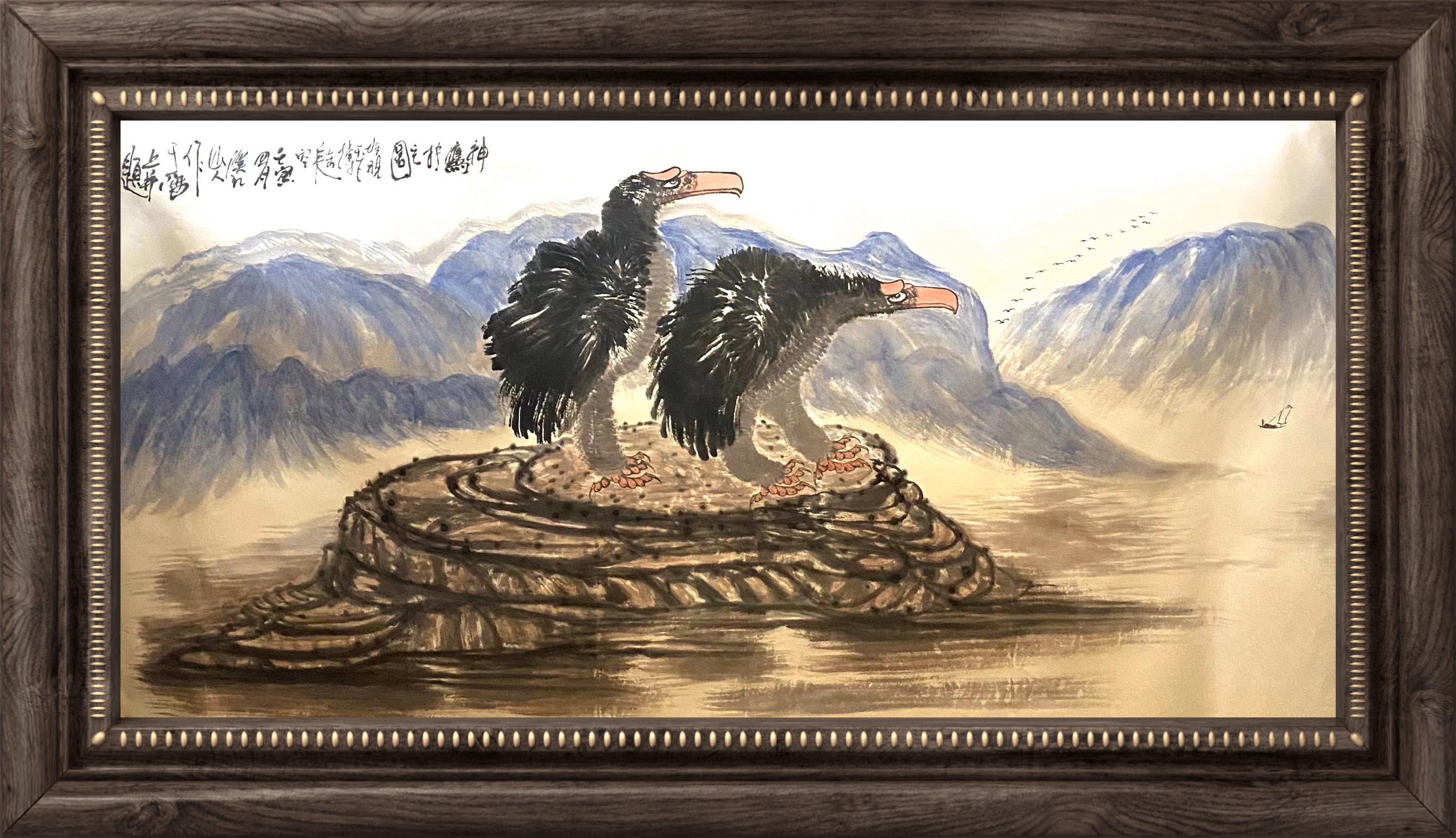 画家朱祖国作品集,书画家朱祖国的指墨画