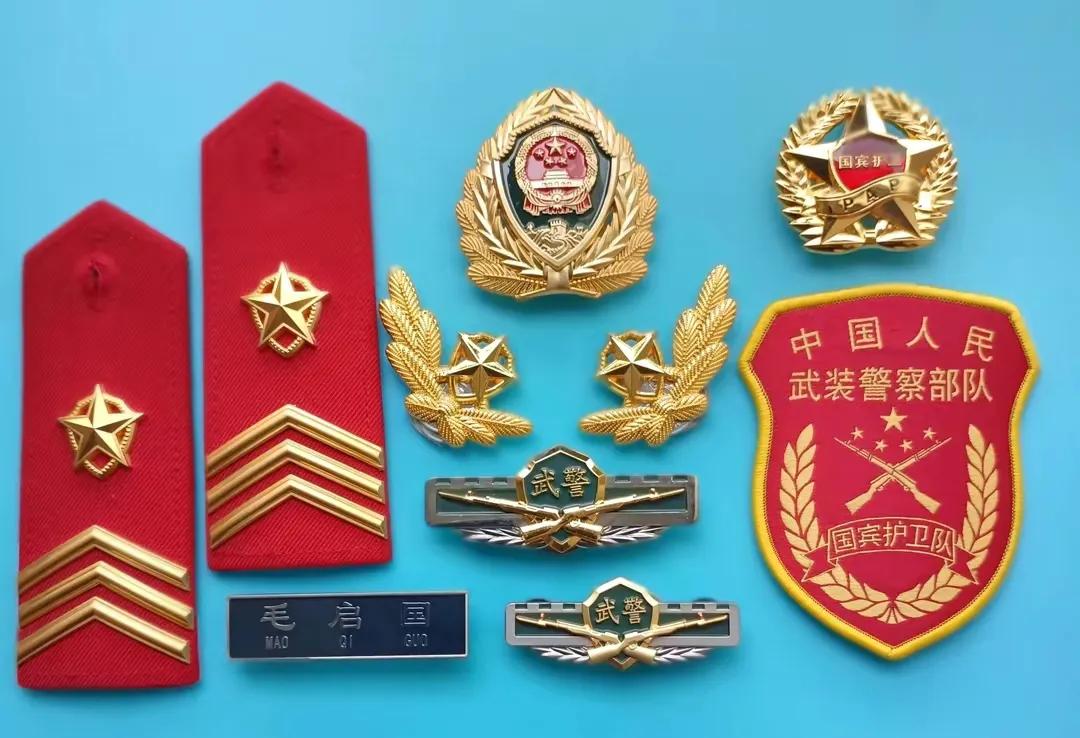 中国陆军狼牙特种部队肩章图片,07式常服肩章军衔饰品