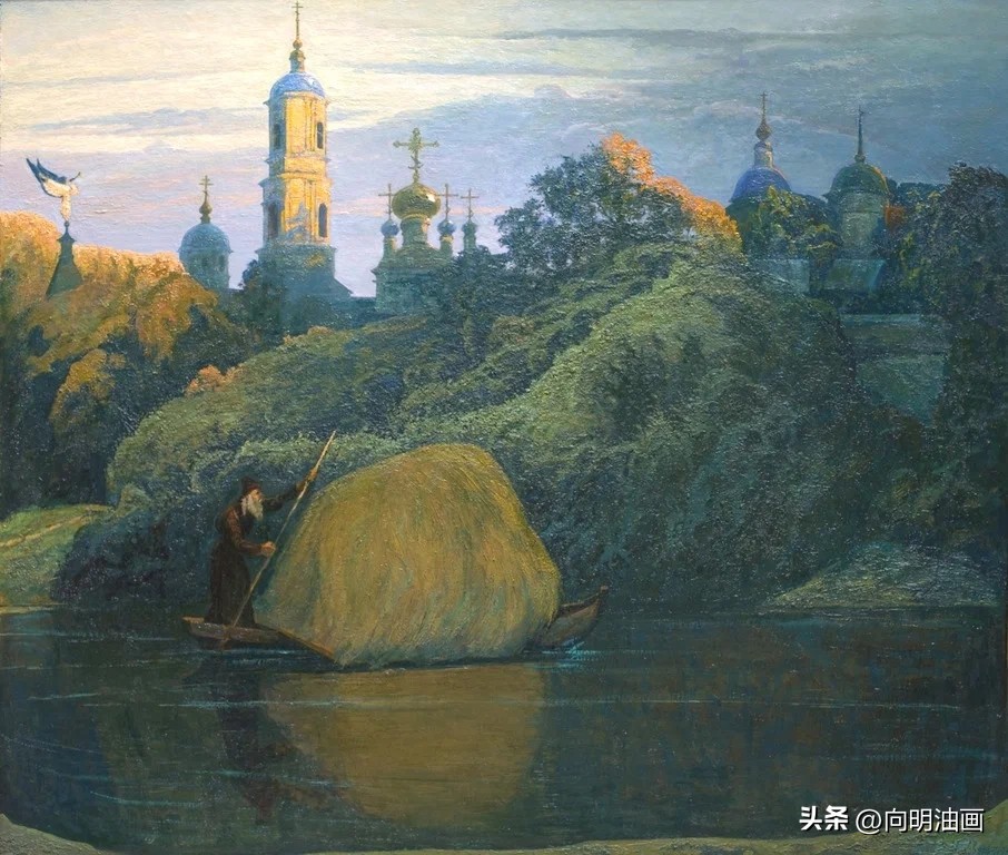 俄罗斯阿巴库莫夫油画作品欣赏,俄罗斯画家马什科夫风景油画作品