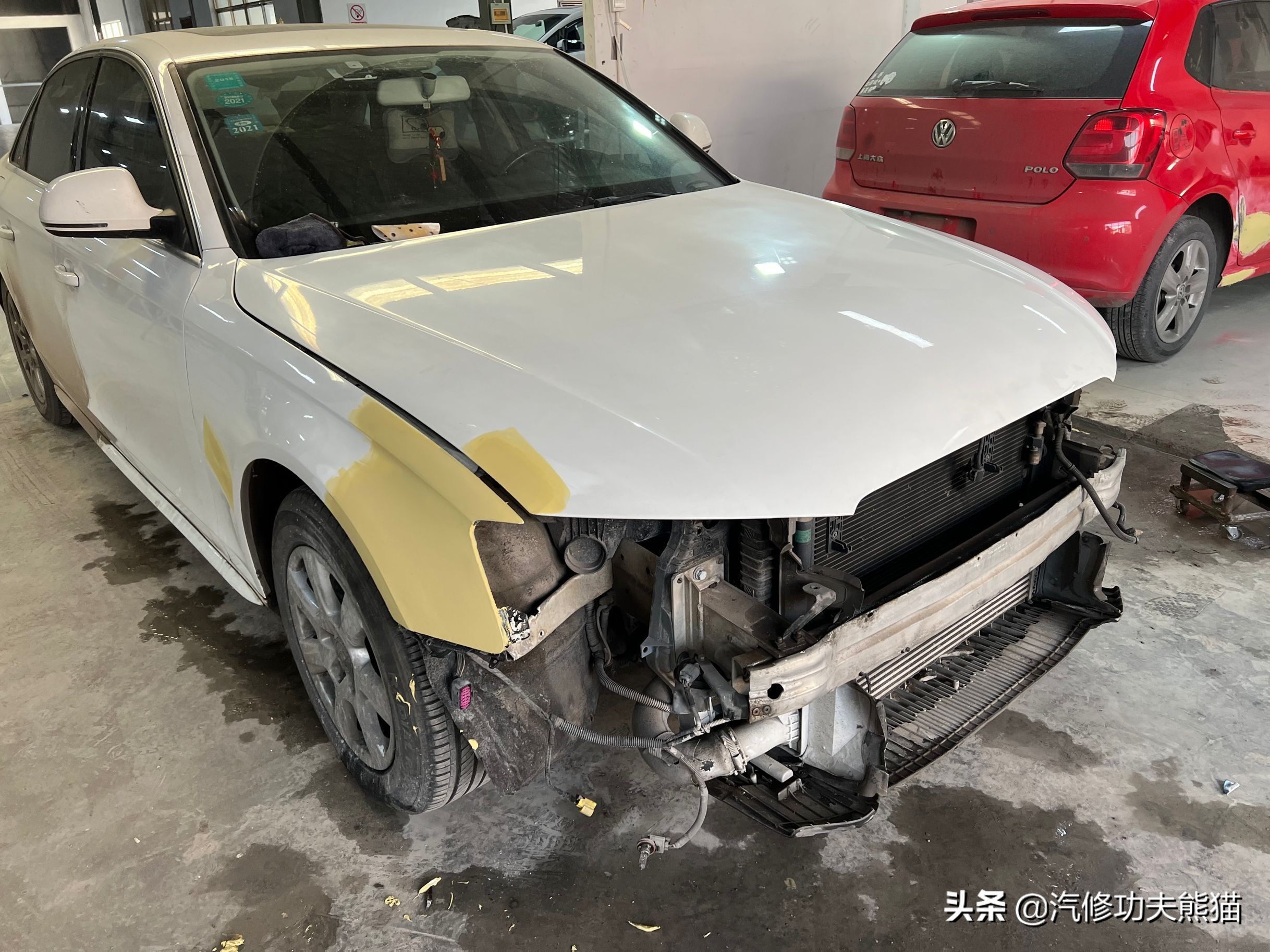 老车翻新修复奥迪a4,修复报废奥迪a4