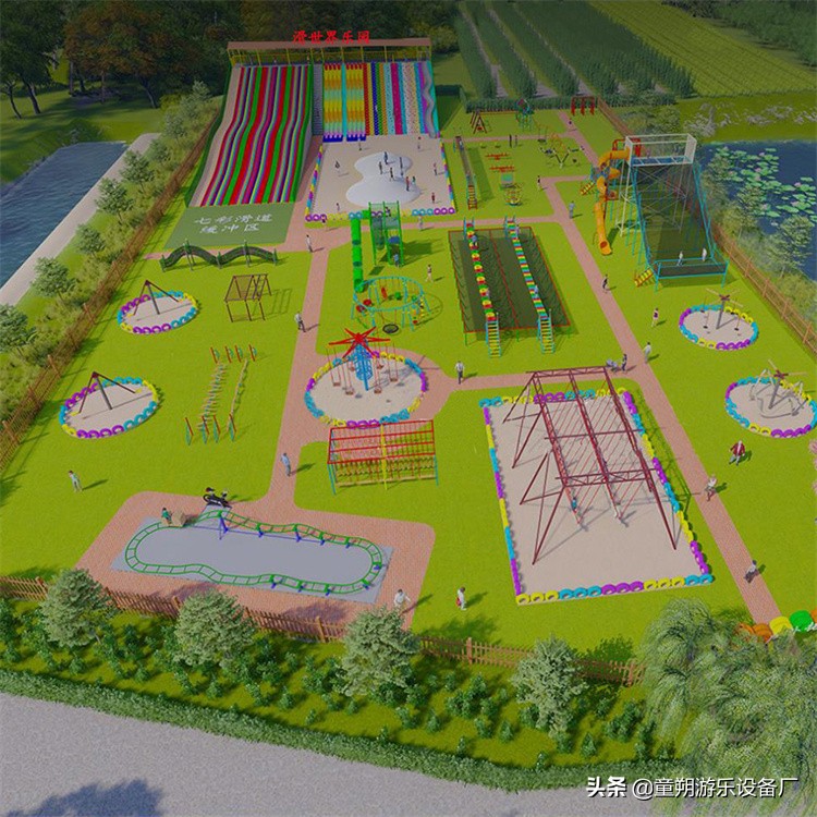 如何打造网红室内游乐园,室外网红游乐场设计效果图