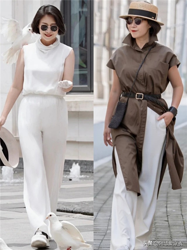 42岁减龄穿衣打扮休闲,40岁减龄穿衣搭配高级感
