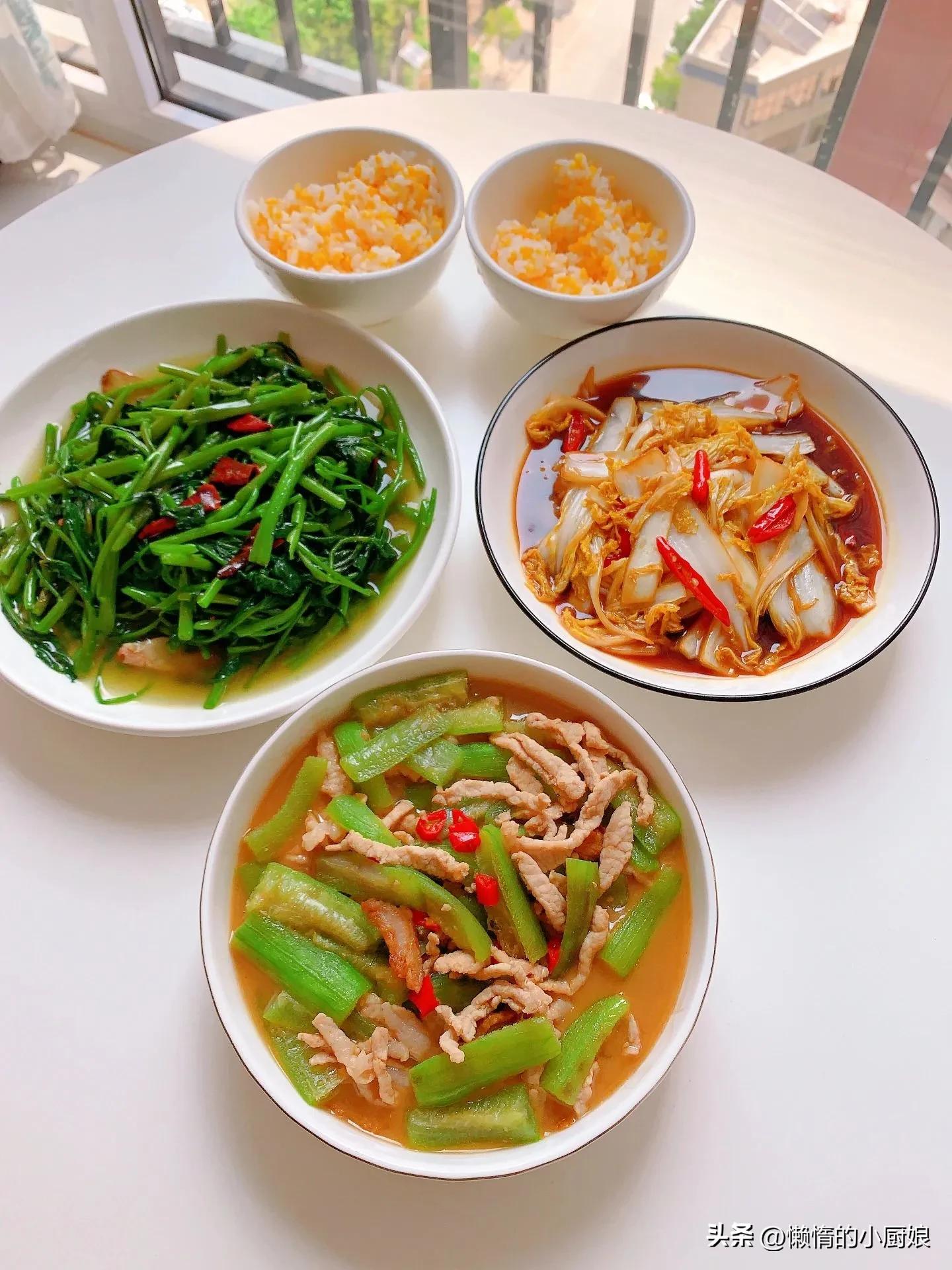 低卡素菜家常菜的做法,适合夏天吃的低卡家常菜